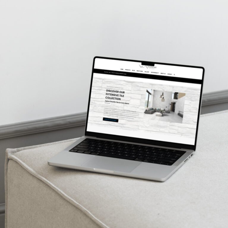 waterart landing page development